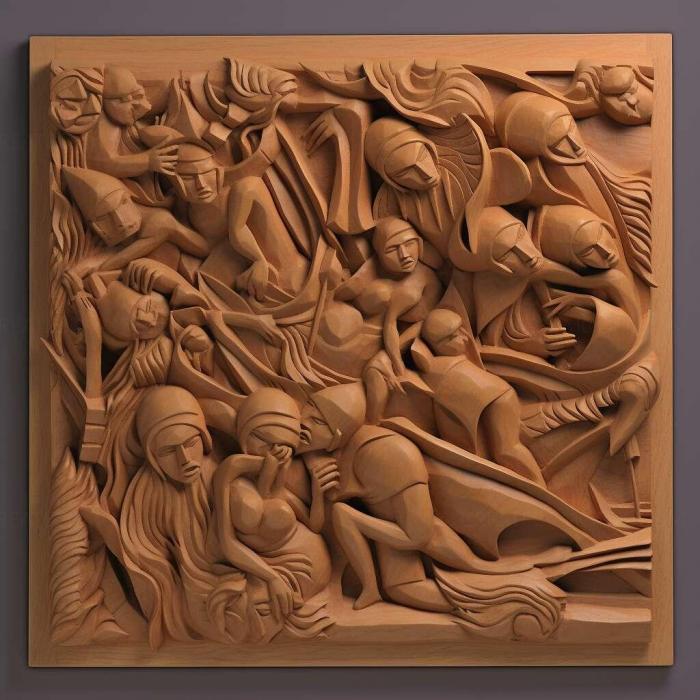 نموذج ثلاثي الأبعاد لآلة CNC 3D Art 